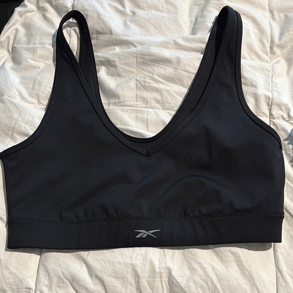 Reebok Black Sports Bra